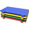 EUROCEPPI Tagliere polietilene rosso con 2 fermi applicati cm 70x40x2h