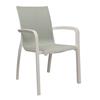 GROSFILLEX Offerta Sunset poltrona struttura bianco ghiacciaio telo turchese chiné t35 (minimo 16 pezzi)