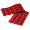 SILIKOMART Stampo silicone tartellette 15 impronte Ø mm 50x15h SF014