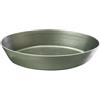 OGGETTISTICA LIOTTI Forma pasticciotto ovale senza bordo cm 10x6,5x2h in alluminio