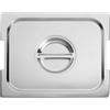 PADERNO WORLD CUISINE Coperchio GN 1/1 inox cm 53x32,5 con spacco maniglie