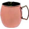 PIAZZA EFFEPI Moscow mule mug bombata in acciaio inox ramato 470ml 2 pezzi