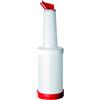 PIAZZA EFFEPI Speed bottle completo 1 litro cm 25h rosso