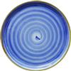 SATURNIA PORCELLANE Napoli circus spirale blu piatto pizza 31 cm (minimo 6 pezzi)