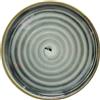 SATURNIA PORCELLANE Napoli circus spirale nera piatto pizza 31 cm (minimo 6 pezzi)