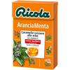 RICOLA AG Ricola AranciaMenta Caramelle svizzere alle erbe con vitamina C senza zucchero con edulcoranti 50g