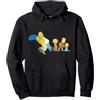 The Simpsons Marge Homer Bart Lisa Maggie Kiss Felpa con Cappuccio