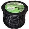 RIEGOLUX Filo decespugliatore nylon elicoidale, nero, 4 mm x 100 m, filo decespugliatore per disco decespugliatore, filo di nylon decespugliatore per tosaerba, giardino ed esterno