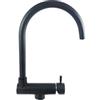 Rubinetto ForHome® 3 PWP Vie Abbattibile Per Acqua Depurata Rubinetto Per Depuratore (colore: nero opaco) 3072-NEOP