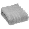 Catherine Lansfield zero Twist viso in coppia, cotone, crema, Cotone, Argento, asciugamano mani
