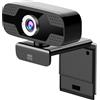 Xtreme Webcam con Microfono Full HD USB a Pinza colore Nero - 33858