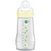MAM Istruzioni in Lingua Straniera - Mam Biberon Easy Active Baby Bottle A133 - Biberon con Tettarella in Silicone, per Bambini a Partire da 2 Mesi, 1 Pezzo, Sistema di Sterilizzazione in 3 Min, Neutro
