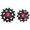 BBB Cycling - Deragliatore Rollerboys Pulegge in ceramica - Cuscinetti in ceramica a basso attrito - Modello dei denti con cambio rapido - Accessori per bici - Nero