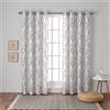 Exclusive Home coppia di tende con occhielli, per finestra tenda a pannello, poliestere, Grigio, 160 x 137 cm