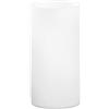 EGLO Geo Lampada da tavolo minimalista, lampada da comodino in vetro opalino opaco, lampada da soggiorno in bianco, lampada con interruttore, attacco E14