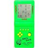 HLF Console di gioco in mattoni a grande schermo da 3,5 pollici gioco di blocchi di costruzione gioco di corse / carri armati 23 giochi classici puzzle nostalgici integrati (Verde)