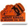 Adesivo FIAT PANDA Sticker Divertente Auto Lunotto Cofano Finestrino Specchietti