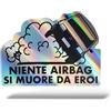 Adesivo FIAT PANDA Sticker Divertente Auto Lunotto Cofano Finestrino Specchietti