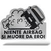 Adesivo FIAT PANDA Sticker Divertente Auto Lunotto Cofano Finestrino Specchietti