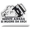 Adesivo FIAT PANDA Sticker Divertente Auto Lunotto Cofano Finestrino Specchietti