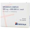 Farmitalia Macmiror Complex 500mg + 200.000 U.I. Nifuratel + Nistatina Affezioni Vulvovaginali, 12 Ovuli Vaginali