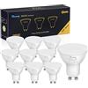 Blewandy 10 lampadine LED GU10, 5 W, attacco GU10, 6500 K, 450 lumen, luce bianca fredda, sostituisce lampadine alogene da 40 W, angolo di diffusione 120°, AC 220-240 V, non dimmerabile, 10 pezzi