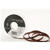 Berisfords 3501 Nastro Double-Face in Raso 20 m x 7 mm, Marrone Scuro