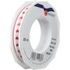 Präsent C.E. Pattberg Nastro Stampato Herzilein Rosso, Larghezza 15 mm, Lunghezza 20 m