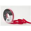 Berisfords Nastro Double Face in Poliestere Satinato, Rosso, 10 mm