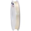PRÄSENT Nastro Presente 15m x 25mm Rotolo Nastro di Raso Doppio Crema Viso