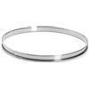 De Buyer Circolare in Acciaio Inox Stampo per Torte ad Anello con Bordo stondato, Diametro cm 28, 3091.28N, Inossidabile, 28 cm
