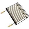 EL ZORRO Imex El Zorrola Volpe 71663 Piastra per Barbecue Inox, 58 x 40 cm, Colore: Nero