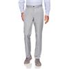 Amazon Essentials Pantaloni Eleganti Aderenti Piatti sul Davanti Uomo, Blu Marino, 33W / 34L