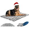 KROSER Cuscino per Cane Reversibile 122 cm,Elegante Lettino per Cani in Schiuma ad Alta Densità,Tappetino Letto Lavabile per Animali Domestici Adatto per Cani di Taglia XX-Large fino a 50 kg