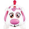 WEofferwhatYOUwant Cane Robot - Cagnolino Elettronico Helen - Giocattolo Interattivo Bambine - Cucciolo Dalmata Femmina - Sensori Tattili Cammina Parla Abbaia Canta - Modalità Inseguimento - 2+ Anni