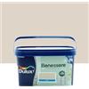 Dulux Benessere Pittura Colorata all'Acqua per Interni Superlavabile Anti Muffa Anti Batteri con Ioni D'Argento, 2.5 Litri, Beige Naturale