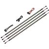 BTF-LIGHTING WS2812B IC - Striscia luminosa per PC, 48,3 cm, indirizzabile individualmente per intestazioni LED 5 V 3 pin per Asus Aura, Gigabyte RGB Fusion, MSI Mystic Light