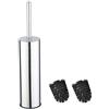 bgl 304 - Supporto rotondo per scopino da bagno in acciaio INOX