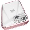 elago Cover Trasparente Ibrida Clear Custodia Compatibile con iPhone 13 Case (6.1) - Tecnologia Ibrida PC + TPU, Ingiallimento Ridotto, Protezione Completa del Corpo (Rosa)