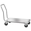 Carrello portavivande in acciaio inox 3 ripiani freni max 150kg