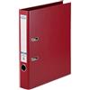 ELBA 100025177 Smart Pro+ - Raccoglitore in plastica sottile, formato DIN A4, 5 cm, colore: Bordeaux