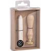 Rayher 29208103 Set sigillo cuori, 2,5cm ø, bianco metallico, 1 timbro, 1 cera ca 12g, box blis. 1set