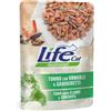 LifeCat Natural per Gatti Adulti da 70 gr Gusto Tonnetto con Vongole e Gamberetti