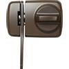 ABUS 589232 7530 B - Serratura porta con clip di bloccaggio per porte sottili, colore: Marrone