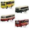 Evemodel 4 pezzi N Scala 1:160 Modello di autobus illuminati Bus pressofuso 12V LED Layout dell'edificio