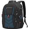 NEWHEY Zaino Porta PC Zaini Lavoro Uomo Notebook Laptop Borsa 18 18,4 Pollici Impermeabile con USB Zainetto da Viaggio Scuola Affari Grand