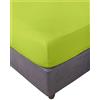 Miracle Home. Lenzuolo con Angoli Elasticizzati, Morbido e Confortevole, 50% Cotone 50% Poliestere, Pistacchio. 150 x 200 x 30