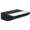 Eglo Led lampada da parete per esterni Sorronaro, lampada | da esterno, lampada da parete in alluminio in nero e plastica in bianco, bianco caldo, IP44