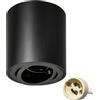 KYOTECH Faretto da soffitto a LED Orientabili Plafoniera a LED a plafone piatto 230V Faretto a LED a plafone rotondo incl. prese GU10 Plafoniera per moduli GU10 e LED