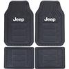 Plasticolor - Set di 4 tappetini Jeep WeatherPro, in gomma resistente, 001668R01